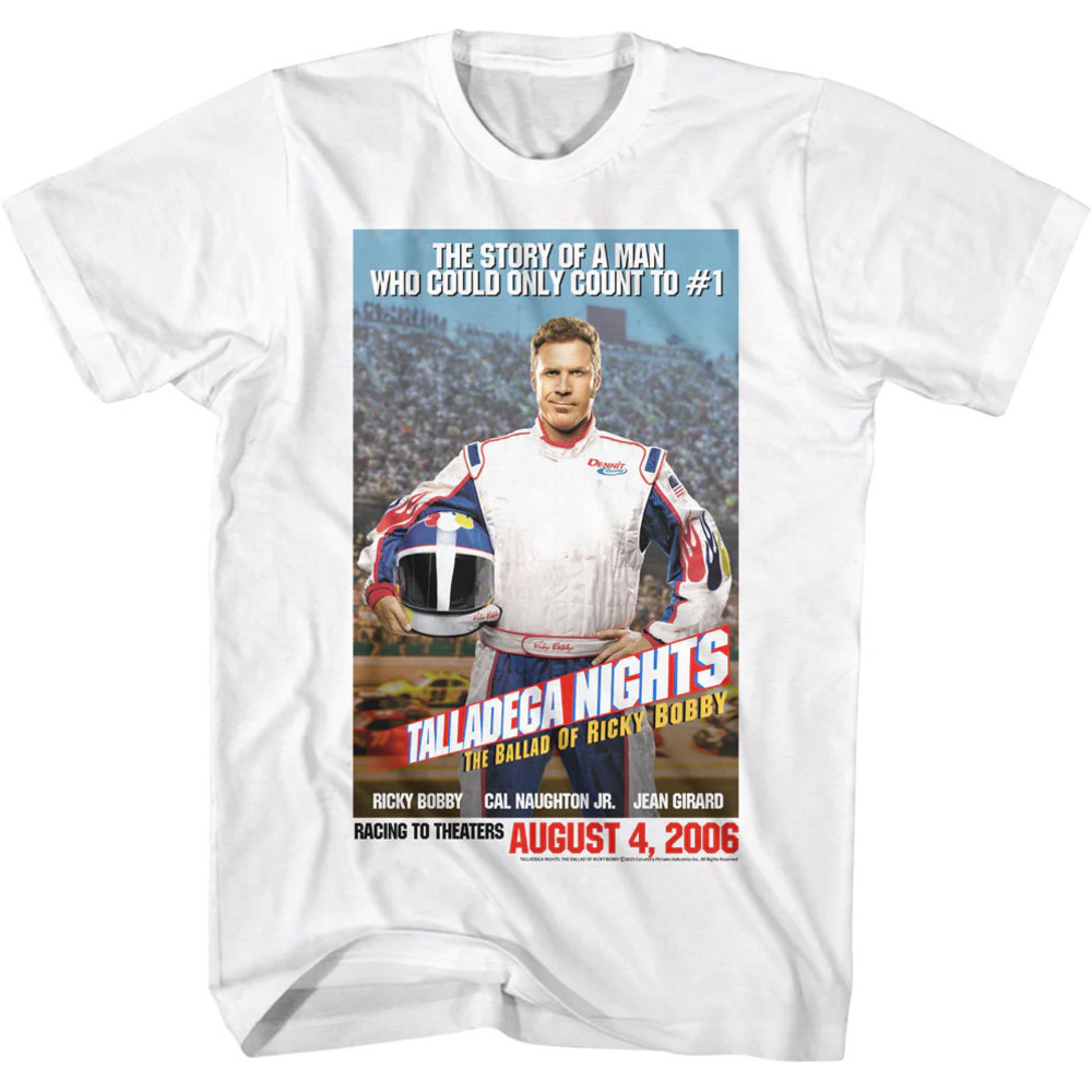 Count To 1 Poster Talladega Nights Tshirt